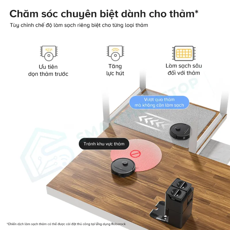 Robot Hút Bụi Lau Nhà Roborock Qrevo S Pro