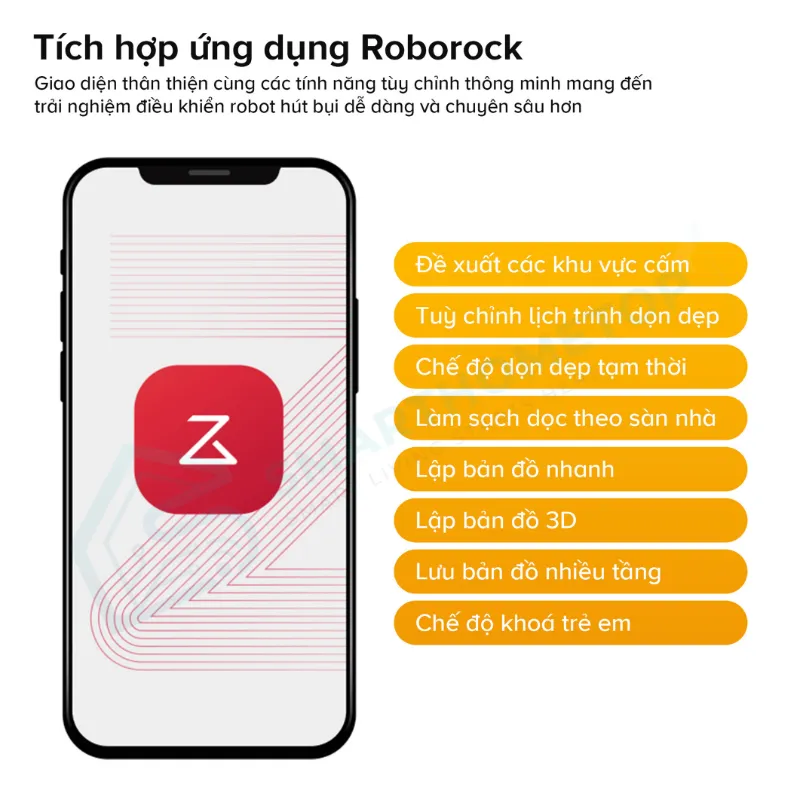 Robot Hút Bụi Lau Nhà Roborock Qrevo S Pro