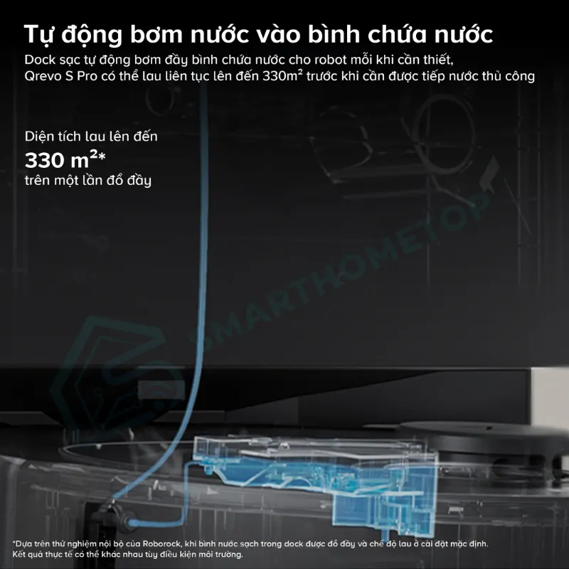Robot Hút Bụi Lau Nhà Roborock Qrevo S Pro