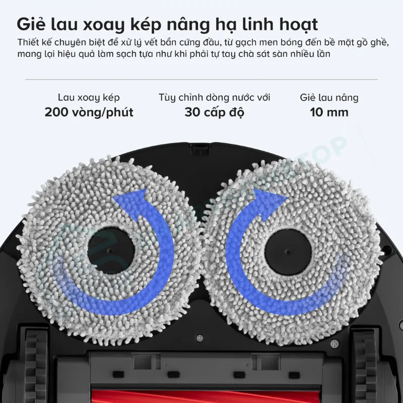 Robot Hút Bụi Lau Nhà Roborock Qrevo S Pro