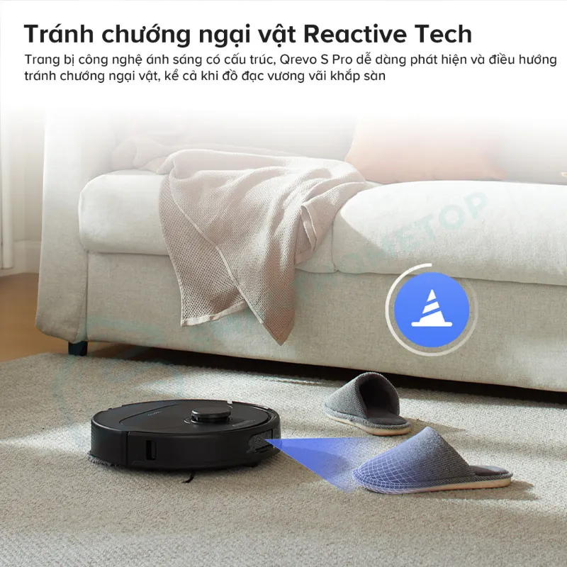 Robot Hút Bụi Lau Nhà Roborock Qrevo S Pro