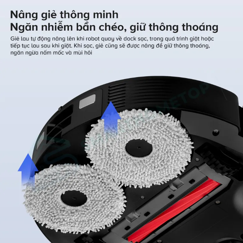 Robot Hút Bụi Lau Nhà Roborock Qrevo S Pro
