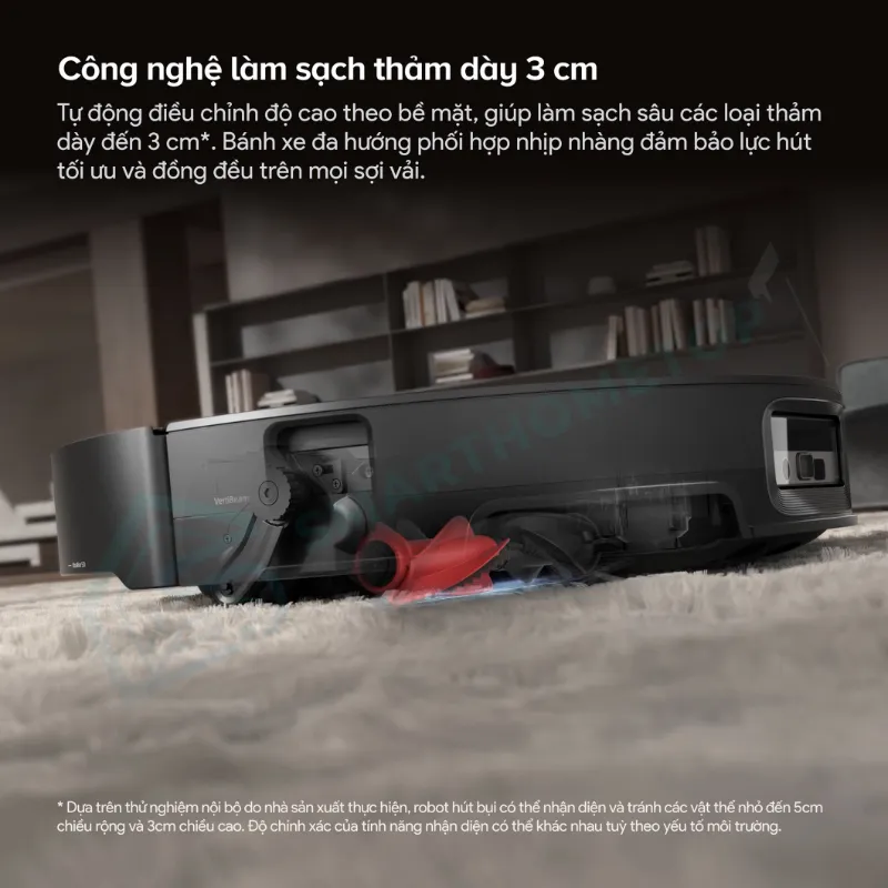 Robot Hút Bụi Lau Nhà Roborock Saros 20 Sonic