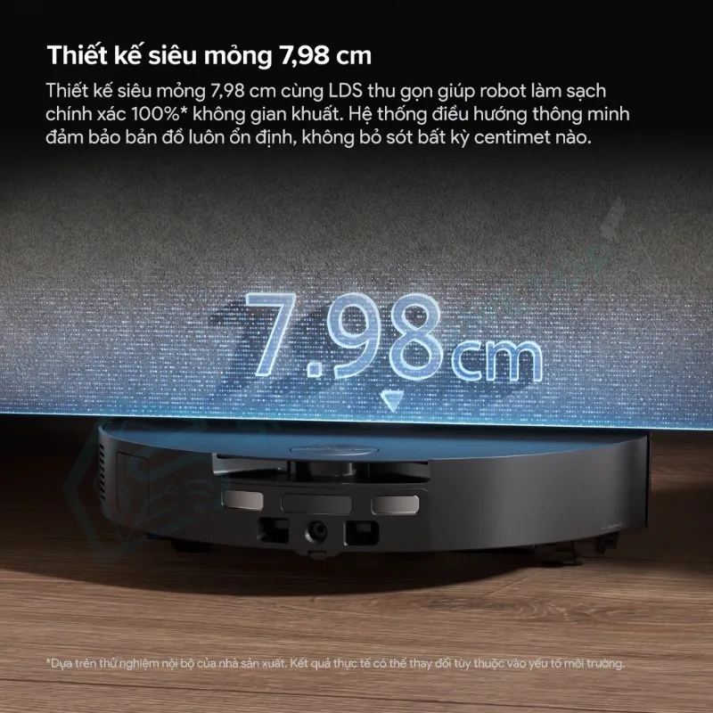 Robot Hút Bụi Lau Nhà Roborock Saros 20 Sonic