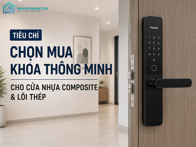 Tiêu Chí Chọn Mua Khóa Thông Minh Cho Cửa Nhựa Composite & Lõi Thép