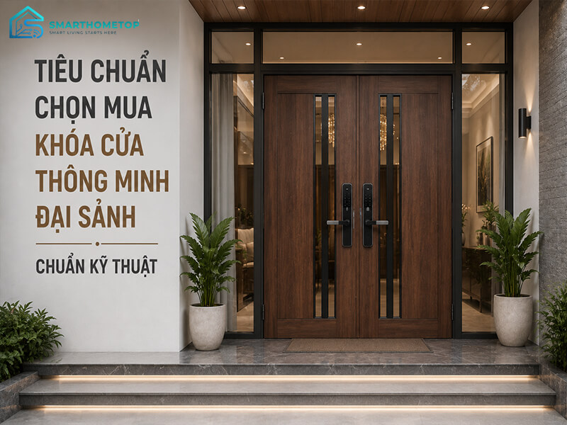 Tiêu chuẩn chọn mua khóa cửa thông minh đại sảnh