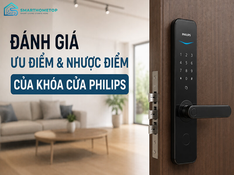 ưu điểm và nhược điểm của khóa cửa Philips