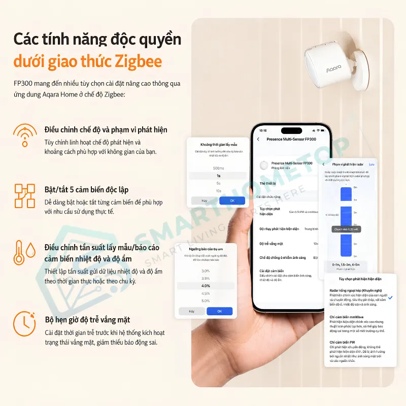 Cảm Biến Hiện Diện Aqara FP300 5 Trong 1