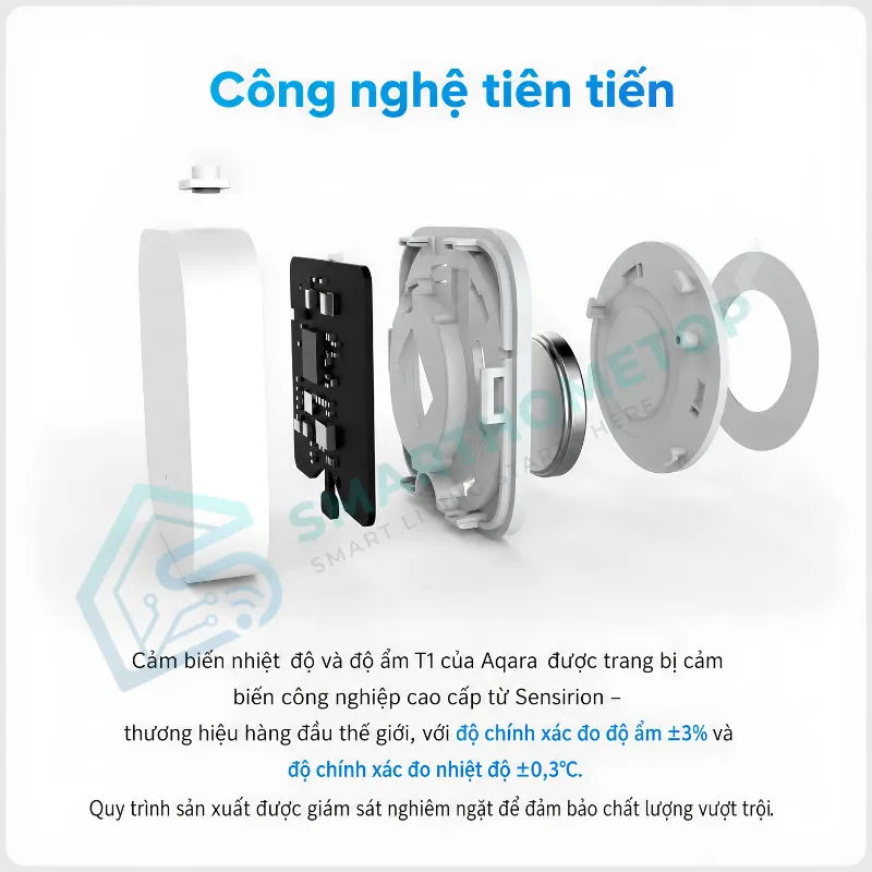 Cảm Biến Nhiệt Độ - Độ Ẩm - Áp Suất Aqara T1