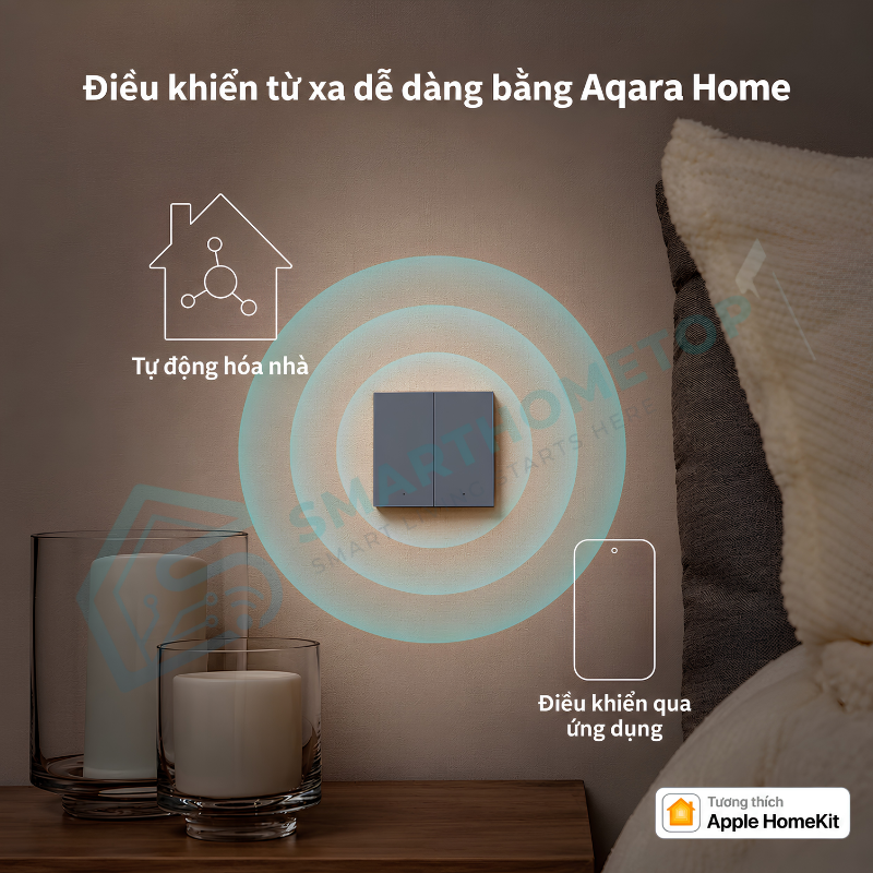 Công Tắc Âm Tường Aqara H1 EU Màu Xám Đen