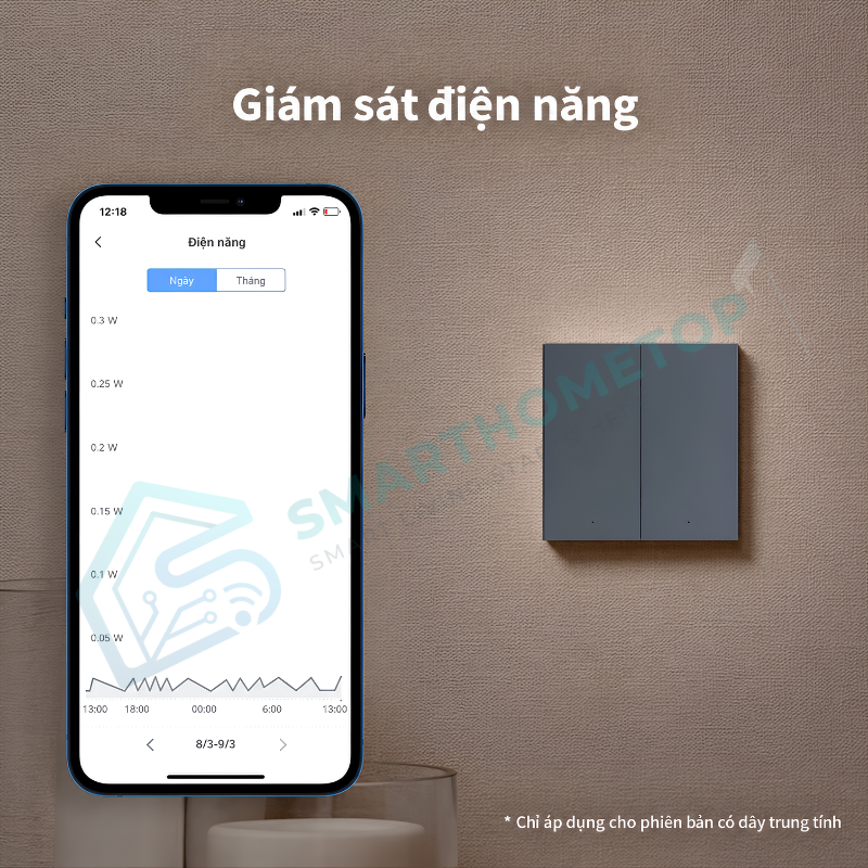Công Tắc Âm Tường Aqara H1 EU Màu Xám Đen