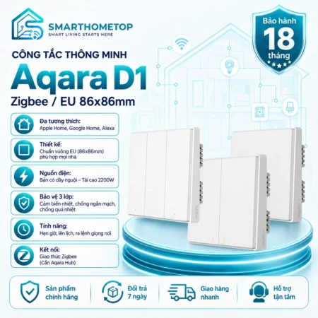 Công Tắc Âm Tường Aqara Zigbee D1