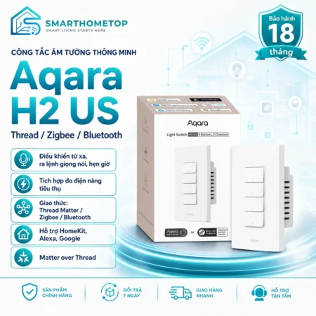 Công Tắc Âm Tường Thông Minh Aqara H2 US