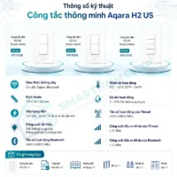 Công Tắc Âm Tường Thông Minh Aqara H2 US