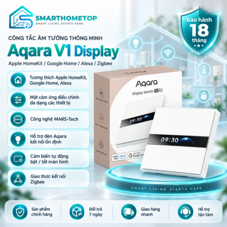 Công Tắc Âm Tường Thông Minh Aqara V1 Display