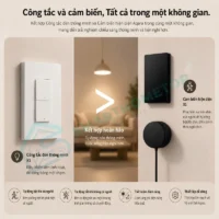 Công Tắc Thông Minh Tích Hợp Cảm Biến Hiện Diện Aqara H2 US Presence