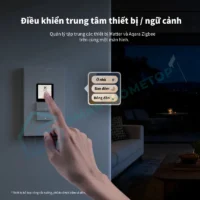 Công Tắc Màn Hình Cảm Ứng Tích Hợp Cảm Biến Hiện Diện Aqara S100 US