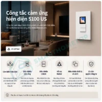Công Tắc Màn Hình Cảm Ứng Tích Hợp Cảm Biến Hiện Diện Aqara S100 US