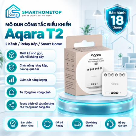 Module Công Tắc Điều Khiển Aqara T2 – 2 Kênh