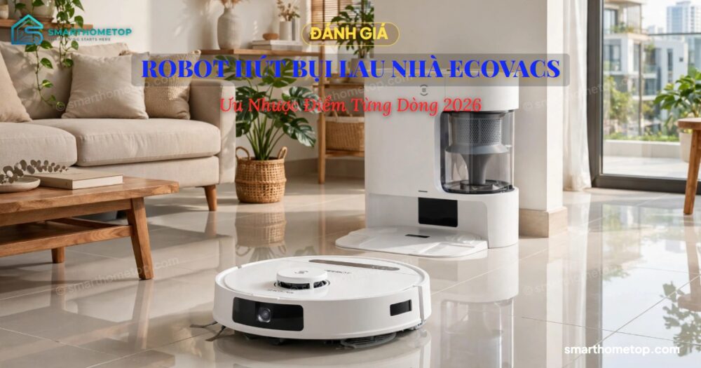 Đánh Giá Robot Hút Bụi Lau Nhà Ecovacs: Ưu Nhược Điểm Từng Dòng 2026