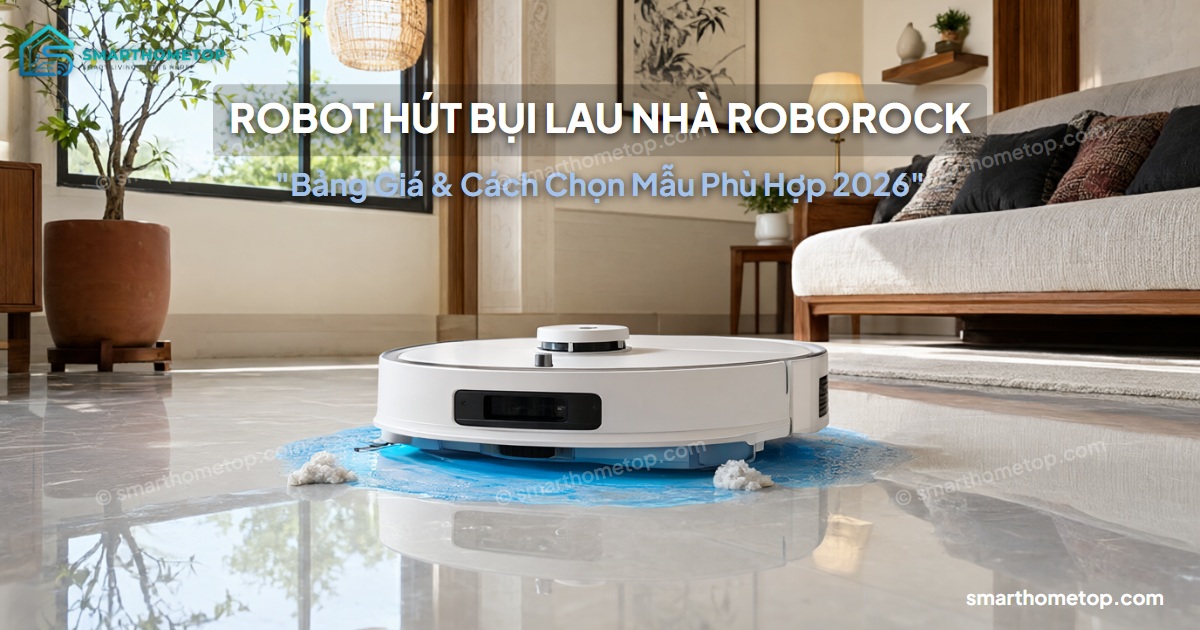 robot hút bụi lau nhà Roborock
