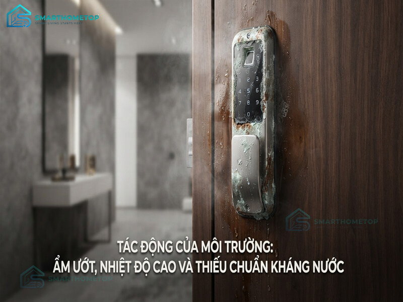 Ẩm ướt, nhiệt độ cao và thiếu chuẩn kháng nước