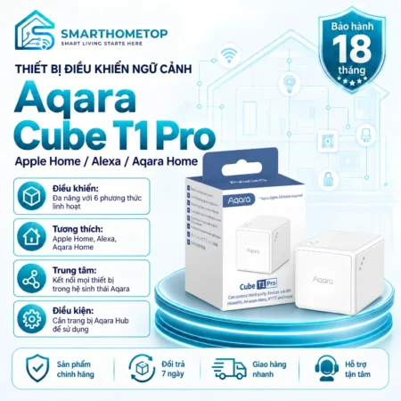 Hộp Hình Khối Điều Khiển Thông Minh Aqara Cube T1 Pro