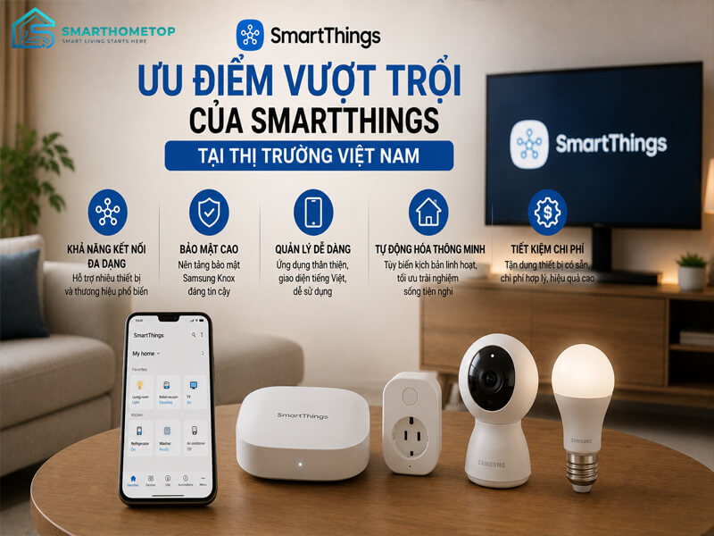 Ưu Điểm Vượt Trội Của SmartThings Tại Thị Trường Việt Nam