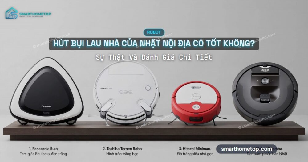 Robot Hút Bụi Lau Nhà Của Nhật Nội Địa Có Tốt Không? Sự Thật Và Đánh Giá Chi Tiết