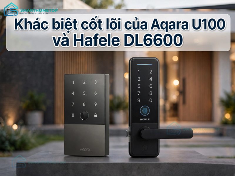 Khác biệt cốt lõi của Aqara U100 và Hafele DL6600 Khác biệt cốt lõi của Aqara U100 và Hafele DL6600