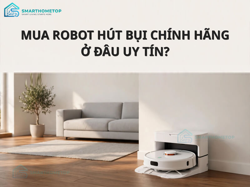 Địa chỉ mua robot hút bụi lau nhà chính hãng cho sàn gỗ uy tín - Smarthometop