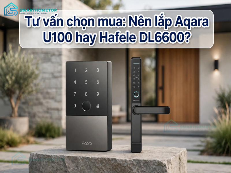 Tư vấn chọn mua: Nên lắp Aqara U100 hay Hafele DL6600? Tư vấn chọn mua: Nên lắp Aqara U100 hay Hafele DL6600?